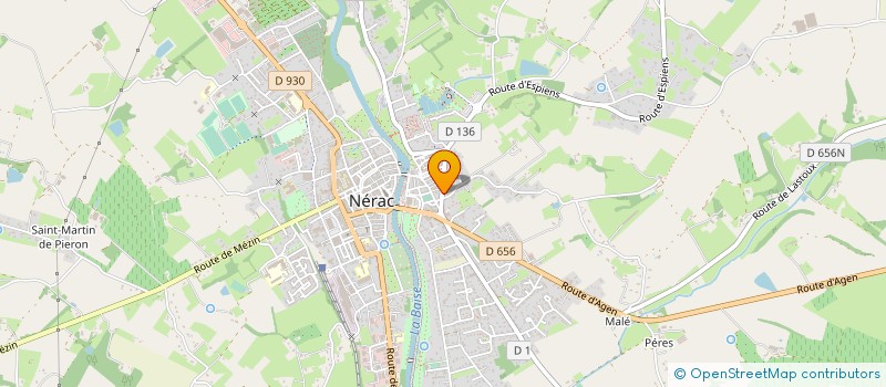localisation de l'entreprise MADAME AGNES BABOLENE à NERAC