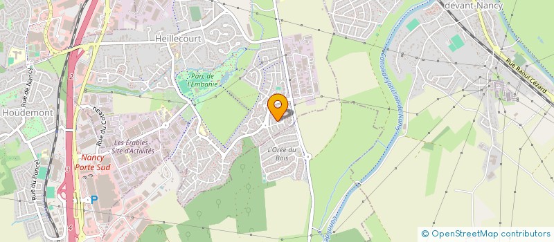 localisation de l'entreprise MADAME AGNES BAGOT  HEILLECOURT