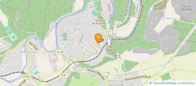 localisation de l'entreprise MADAME AGNES BALLATI  JUF