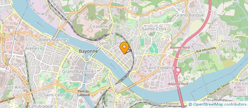 localisation de l'entreprise MADAME AGNES BANCELIN à BAYONNE