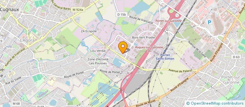 localisation de l'entreprise MADAME AGNES BANCHET  PORTET-SUR-GARONNE