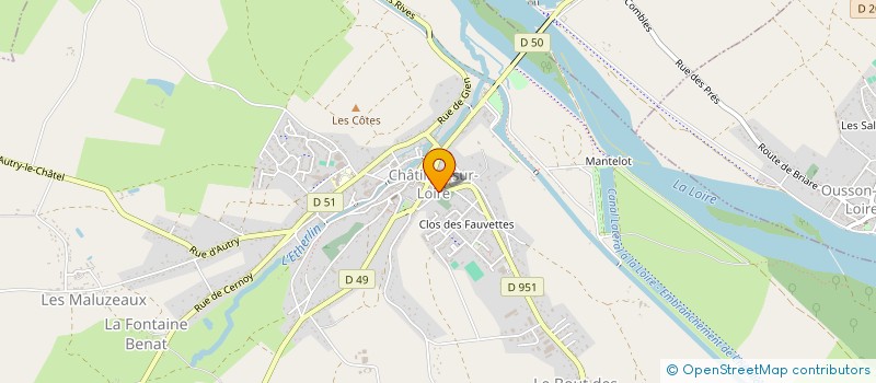 localisation de l'entreprise MADAME AGNES BARBELENET à CHATILLON-SUR-LOIRE