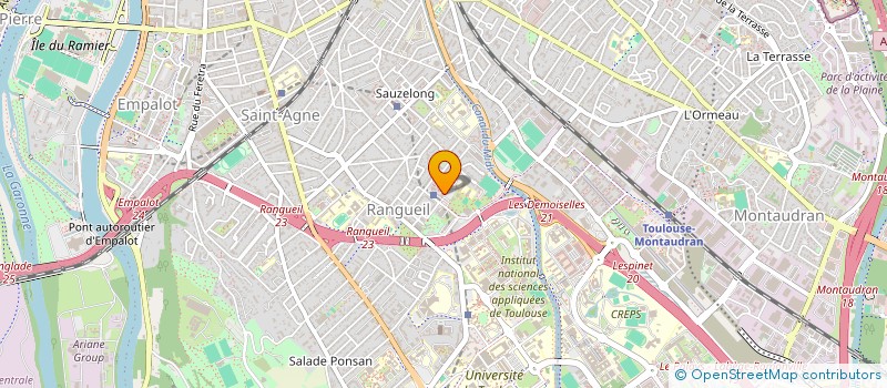 localisation de l'entreprise MADAME AGNES BARBIERI  TOULOUSE