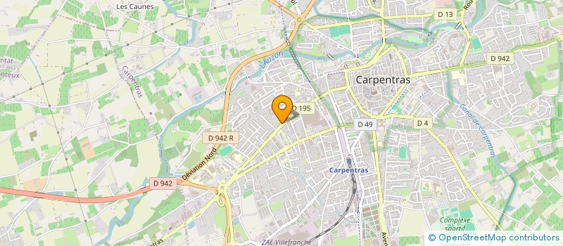 localisation de l'entreprise MADAME AGNES BAROUSSE  CARPENTRAS