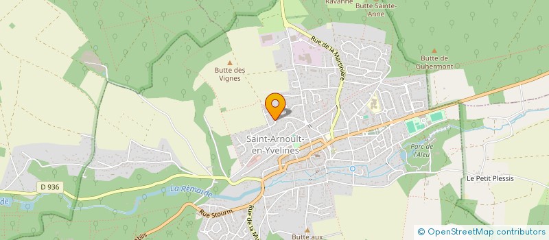 localisation de l'entreprise MADAME AGNES BARRAUD  SAINT-ARNOULT-EN-YVELINES