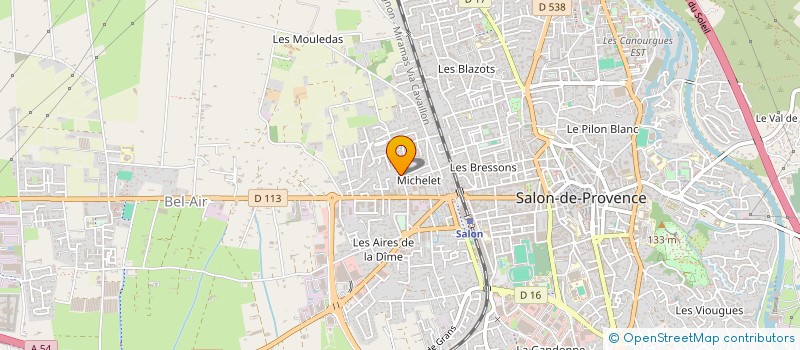 localisation de l'entreprise MADAME AGNES BARTHELEMY à SALON-DE-PROVENCE