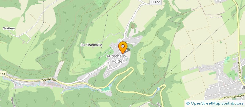 localisation de l'entreprise MADAME AGNES BARTHOULOT  AUTECHAUX-ROIDE