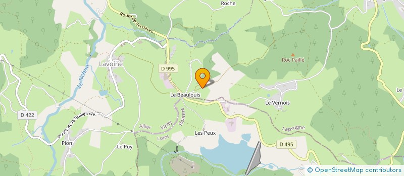 localisation de l'entreprise MADAME AGNES BASMAISON  LAPRUGNE