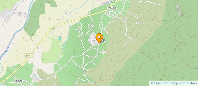 localisation de l'entreprise MADAME AGNES BASSO  GROSPIERRES