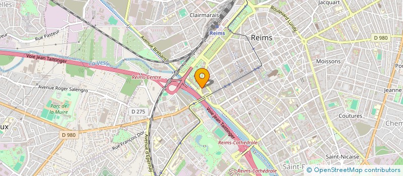 localisation de l'entreprise MADAME AGNES BASSOT  REIMS