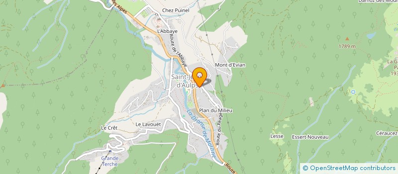 localisation de l'entreprise MADAME AGNES BAUD  SAINT-JEAN-D'AULPS