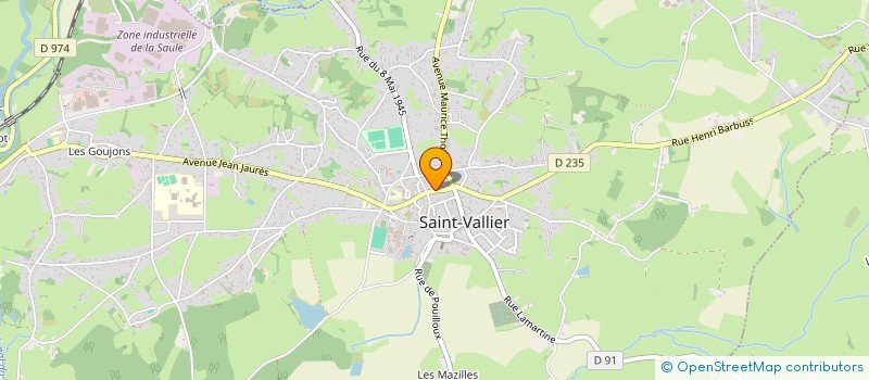 localisation de l'entreprise MADAME AGNES BAUDRION à SAINT-VALLIER