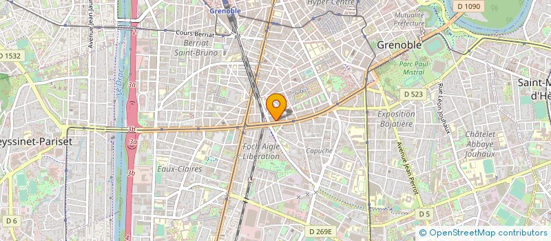 localisation de l'entreprise MADAME AGNES BEAU à GRENOBLE