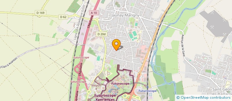 localisation de l'entreprise MADAME AGNES BEAU  NEUVILLE-DE-POITOU