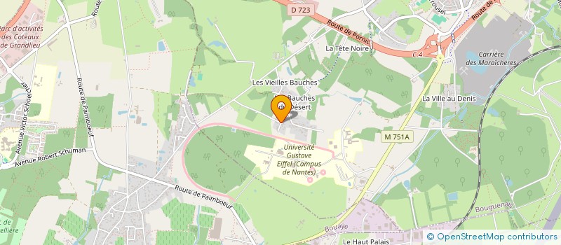 localisation de l'entreprise MADAME AGNES BELLORGEY à BOUGUENAIS