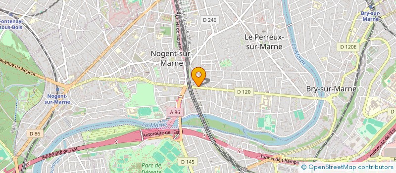 localisation de l'entreprise MADAME AGNES BENAIS  LE PERREUX-SUR-MARNE