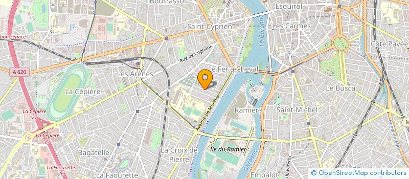 localisation de l'entreprise MADAME AGNES BENAZET à TOULOUSE