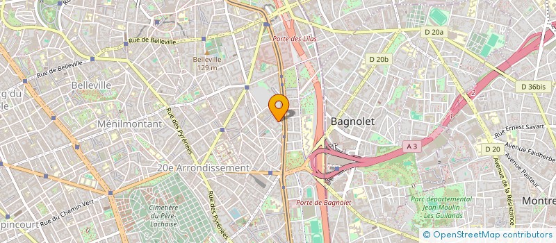 localisation de l'entreprise MADAME AGNES BENEZRA  PARIS