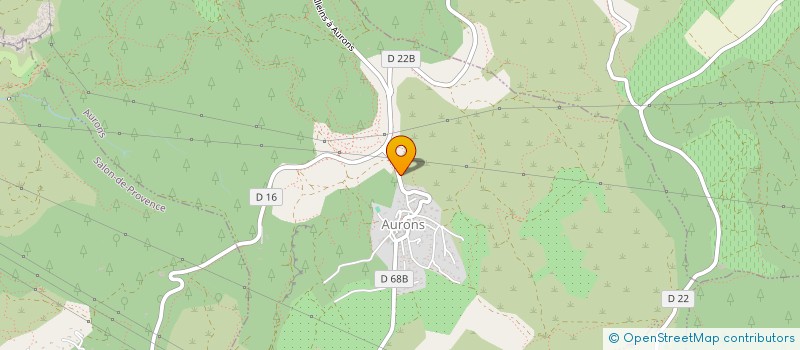 localisation de l'entreprise MADAME AGNES BERAUD  AURONS