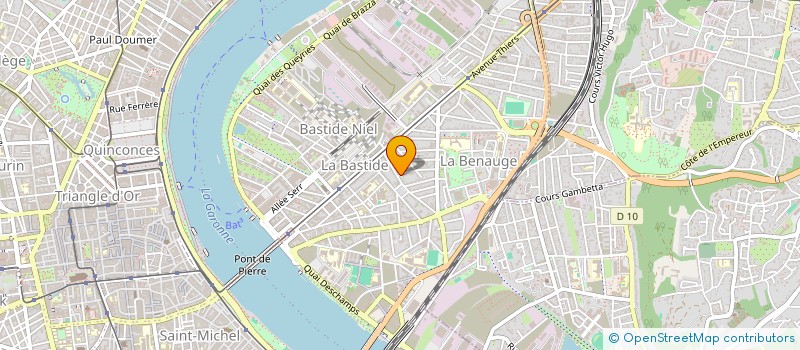 localisation de l'entreprise MADAME AGNES BERNARD  BORDEAUX