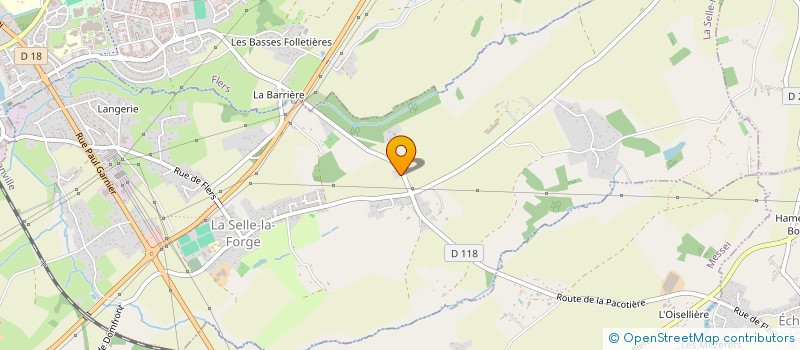 localisation de l'entreprise MADAME AGNES BERNIER à LA SELLE-LA-FORGE