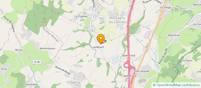 localisation de l'entreprise MADAME AGNES BERT  MONTAGNY-LES-LANCHES