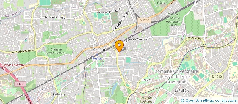 localisation de l'entreprise MADAME AGNES BERTHOU  PESSAC