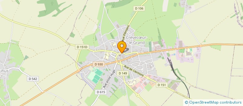 localisation de l'entreprise MADAME AGNES BERTRAND  CREVECUR-LE-GRAND