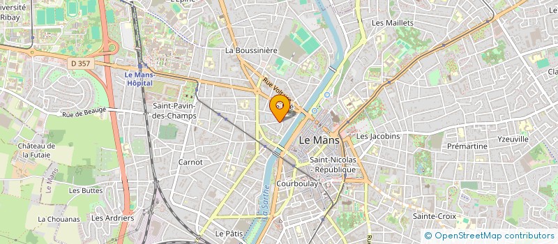 localisation de l'entreprise MADAME AGNES BESNARD  LE MANS