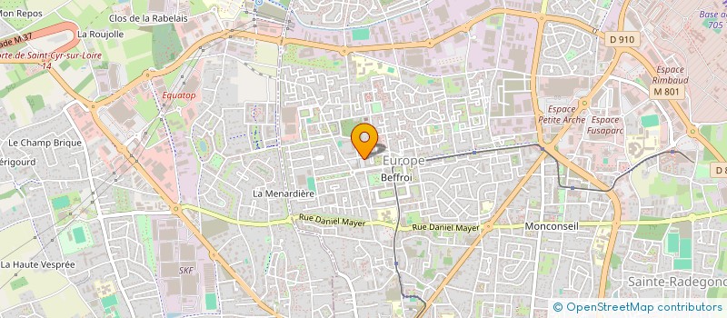 localisation de l'entreprise MADAME AGNES BESNAULT  TOURS