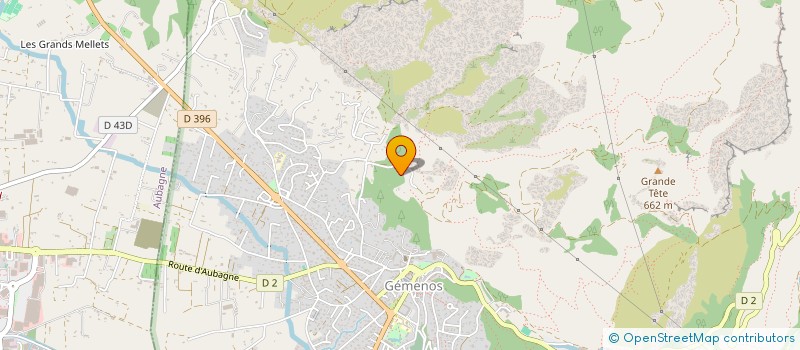 localisation de l'entreprise MADAME AGNES BEUCHAT  GEMENOS