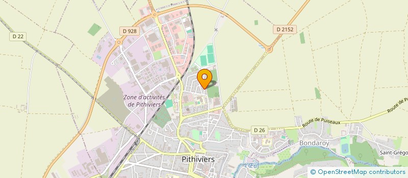 localisation de l'entreprise MADAME AGNES BIDAULT à PITHIVIERS