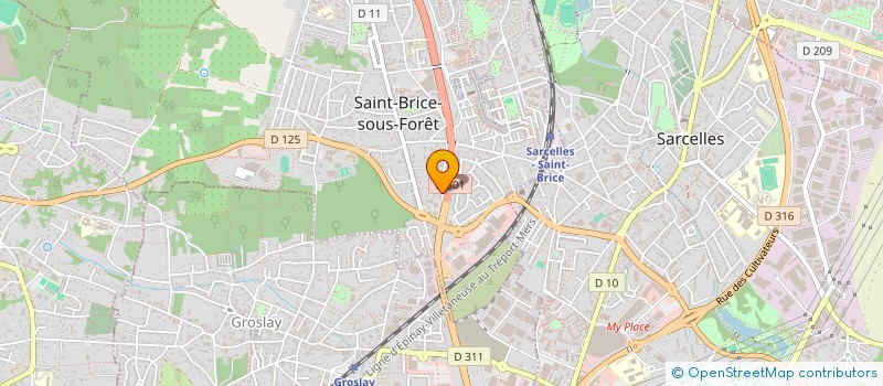 localisation de l'entreprise MADAME AGNES BIKHAN à ST BRICE SOUS FORET
