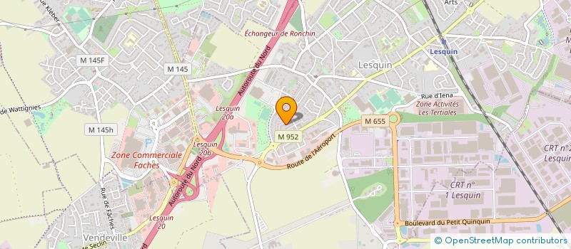 localisation de l'entreprise MADAME AGNES BILLARD à LESQUIN