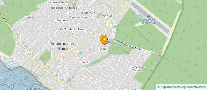 localisation de l'entreprise MADAME AGNES BLANC  ANDERNOS-LES-BAINS