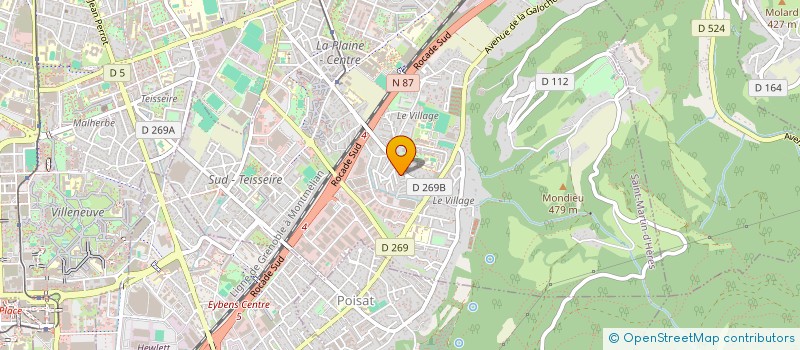 localisation de l'entreprise MADAME AGNES BLANCHARD à SAINT-MARTIN-D'HERES