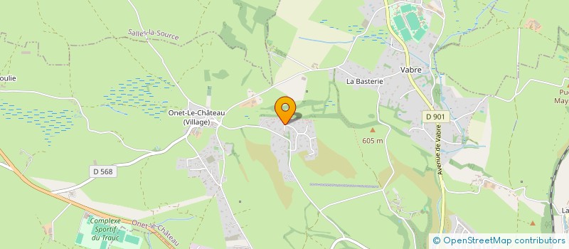 localisation de l'entreprise MADAME AGNES BLANCHER  ONET-LE-CHATEAU