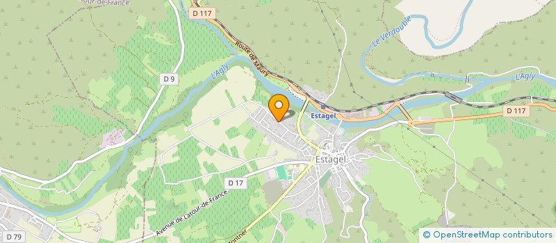 localisation de l'entreprise MADAME AGNES BLANQUIER  ESTAGEL