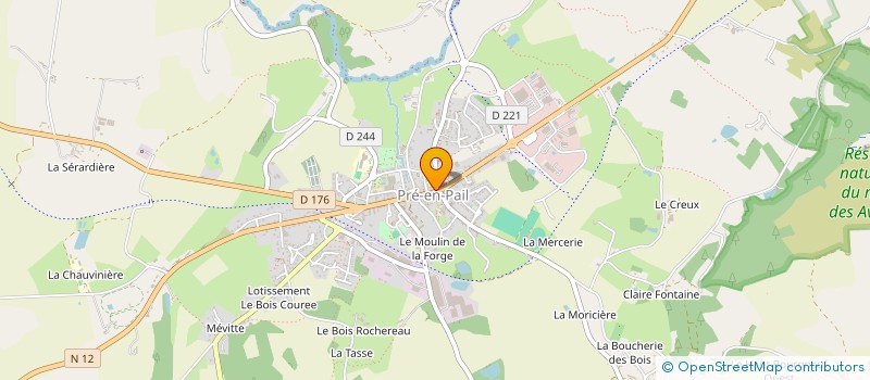 localisation de l'entreprise MADAME AGNES BOES à LIGNIERES-ORGERES