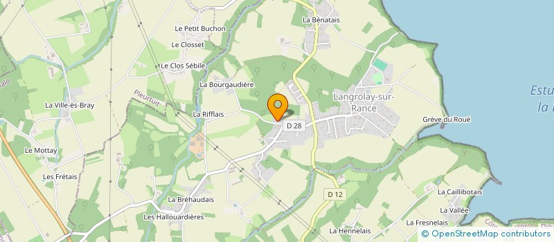 localisation de l'entreprise MADAME AGNES BOIGNEAU  LANGROLAY-SUR-RANCE