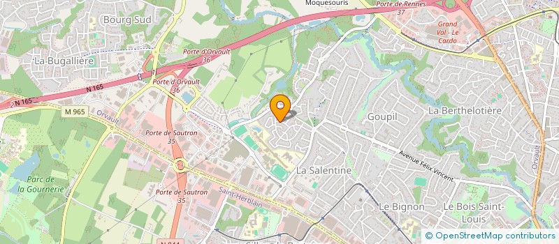 localisation de l'entreprise MADAME AGNES BOISSIERE à ORVAULT