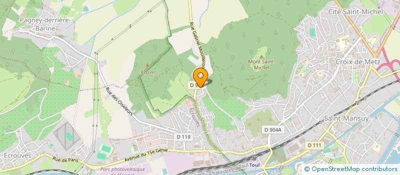 localisation de l'entreprise MADAME AGNES BONTEMPS  TOUL