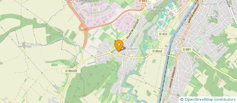 localisation de l'entreprise MADAME AGNES BORGO à BRUNSTATT-DIDENHEIM