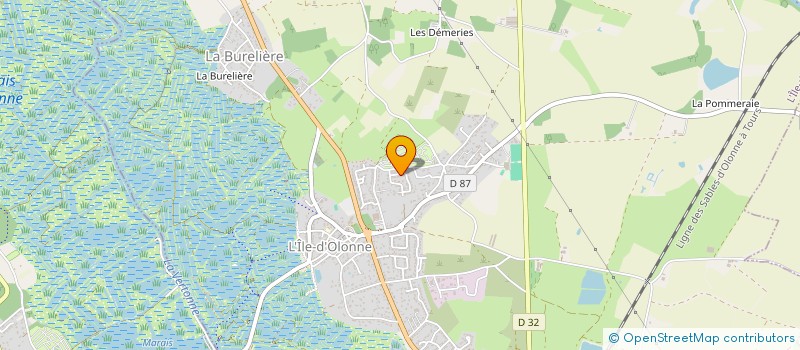 localisation de l'entreprise MADAME AGNES BOSSU  L'ILE-D'OLONNE