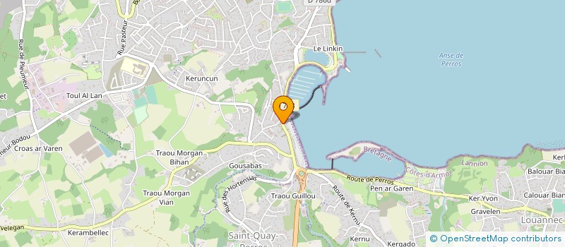 localisation de l'entreprise MADAME AGNES BOUBENNEC  PERROS-GUIREC