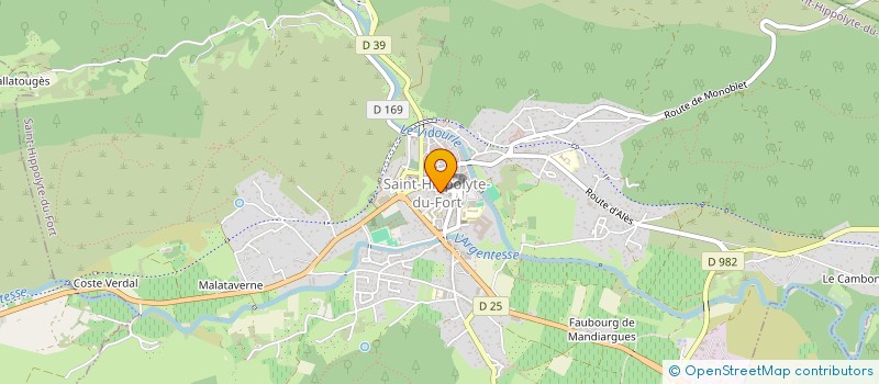 localisation de l'entreprise MADAME AGNES BOUCHERE  SAINT-HIPPOLYTE-DU-FORT