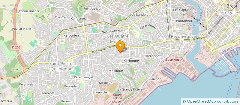 localisation de l'entreprise MADAME AGNES BOUDAUD à BREST