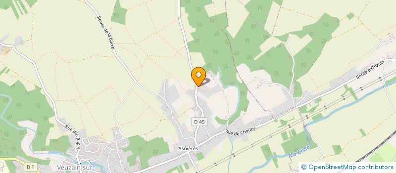 localisation de l'entreprise MADAME AGNES BOULAY  VEUZAIN-SUR-LOIRE