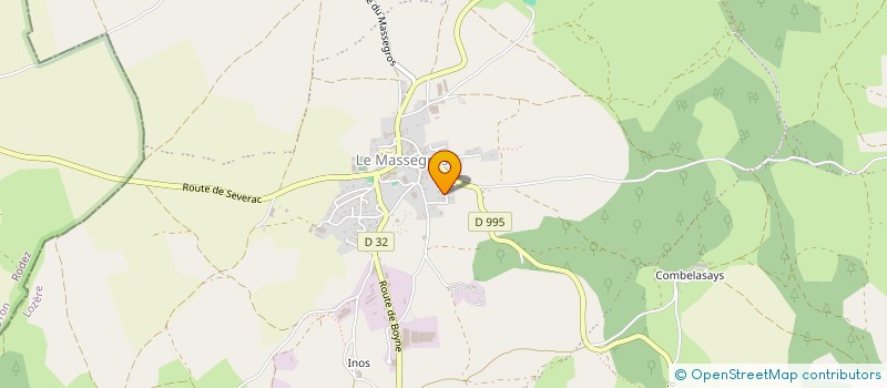 localisation de l'entreprise MADAME AGNES BOULET  MASSEGROS CAUSSES GORGES