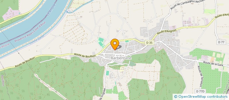 localisation de l'entreprise MADAME AGNES BOURNIQUEL  BARBENTANE